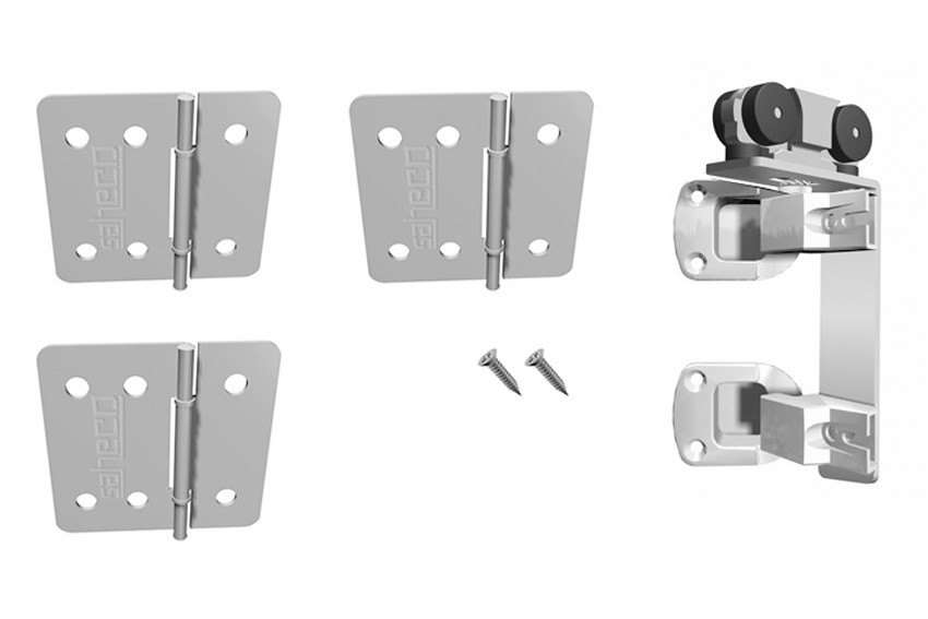 SF-30D fitting set for 2 panels without bottom guide 